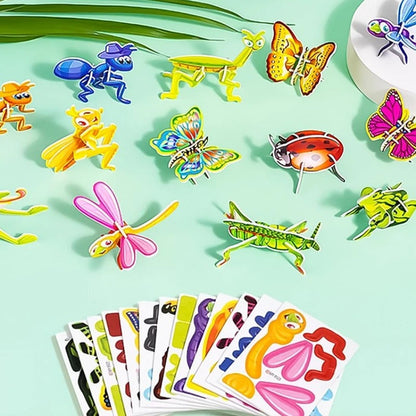 3D Cartoon Puzzle Set für Kinder