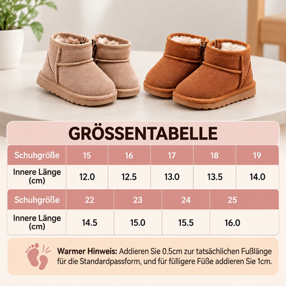Gemütliche wasserdichte Winterstiefel mit rutschfesten Sohlen