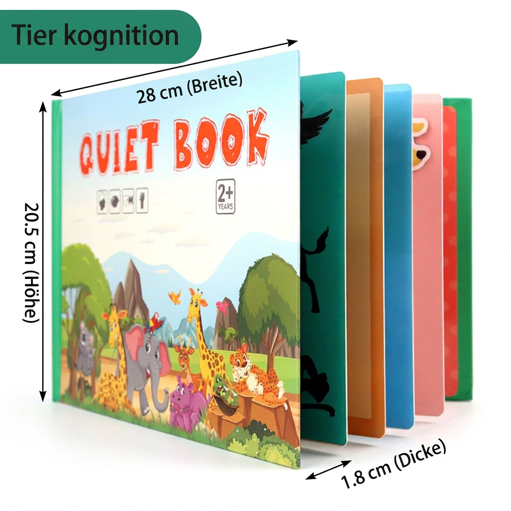 QuietBook – Robustes Montessori-Geschichtenbuch