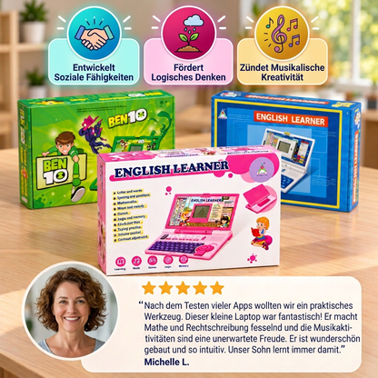 Interaktiver Lern-Laptop für Kinder