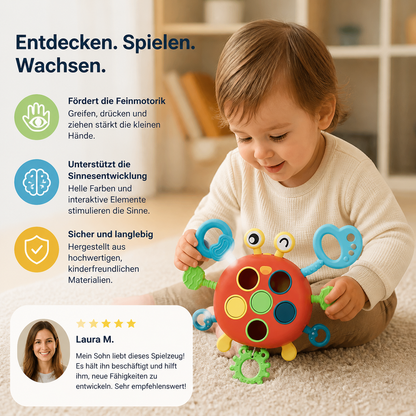 Buntes Krabben-Spielzeug