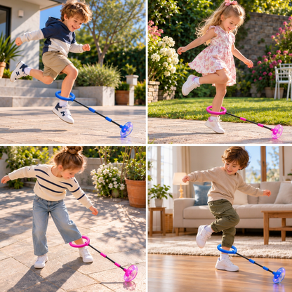 3-in-1 LED-Springball mit Sprungzähler & Timer für Kinder
