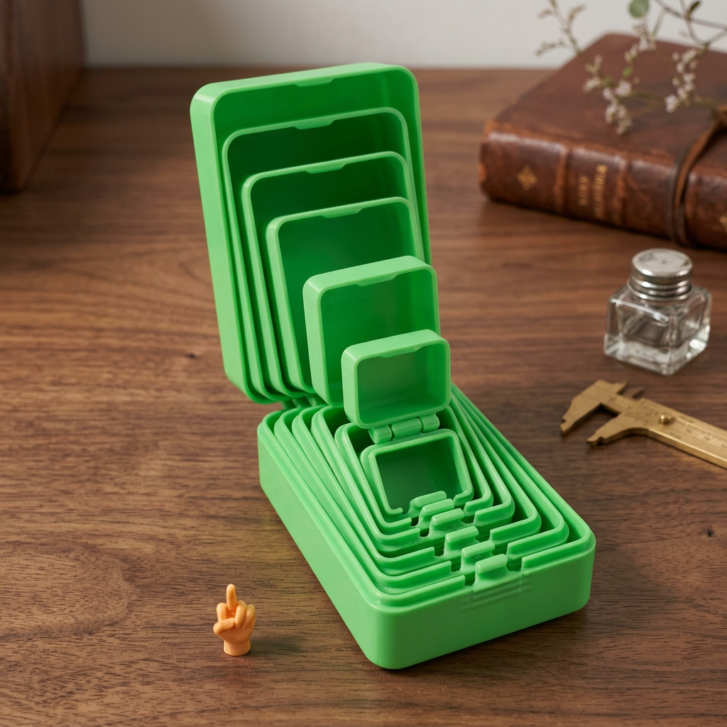 Lustige Überraschungs-Geschenkbox mit mehreren Schachteln