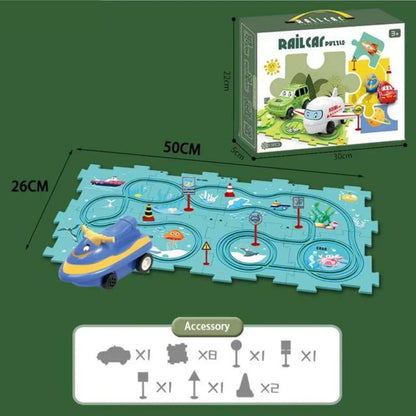 PuzzleTrack – Elektrische Puzzle-Rennstrecke