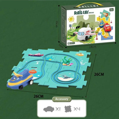 PuzzleTrack – Elektrische Puzzle-Rennstrecke