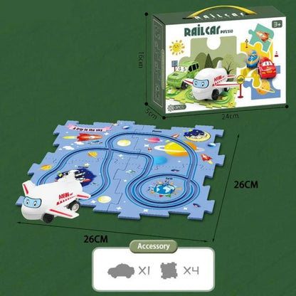 PuzzleTrack – Elektrische Puzzle-Rennstrecke