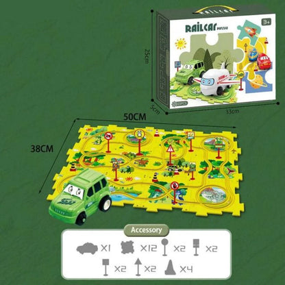 PuzzleTrack – Elektrische Puzzle-Rennstrecke