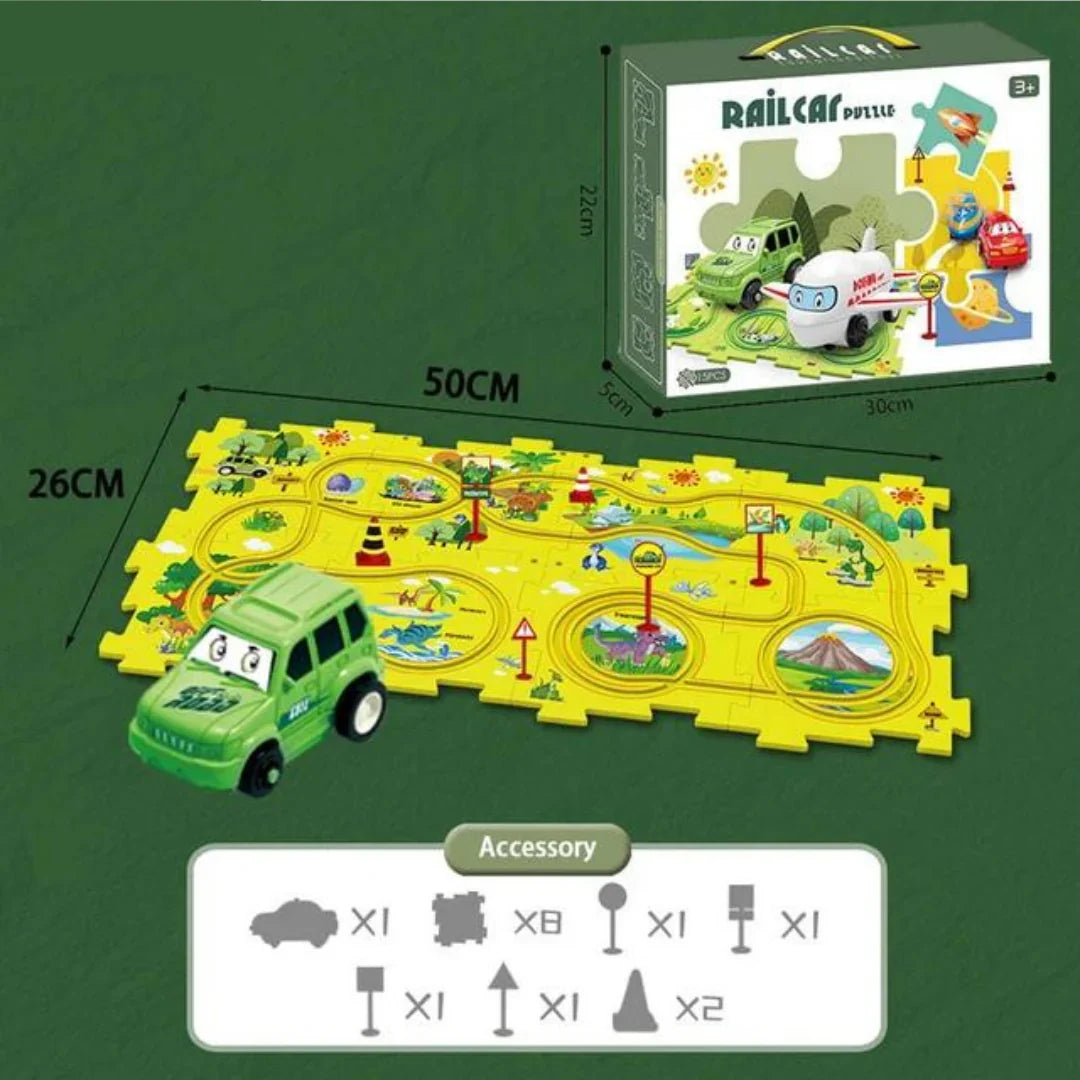 PuzzleTrack – Elektrische Puzzle-Rennstrecke