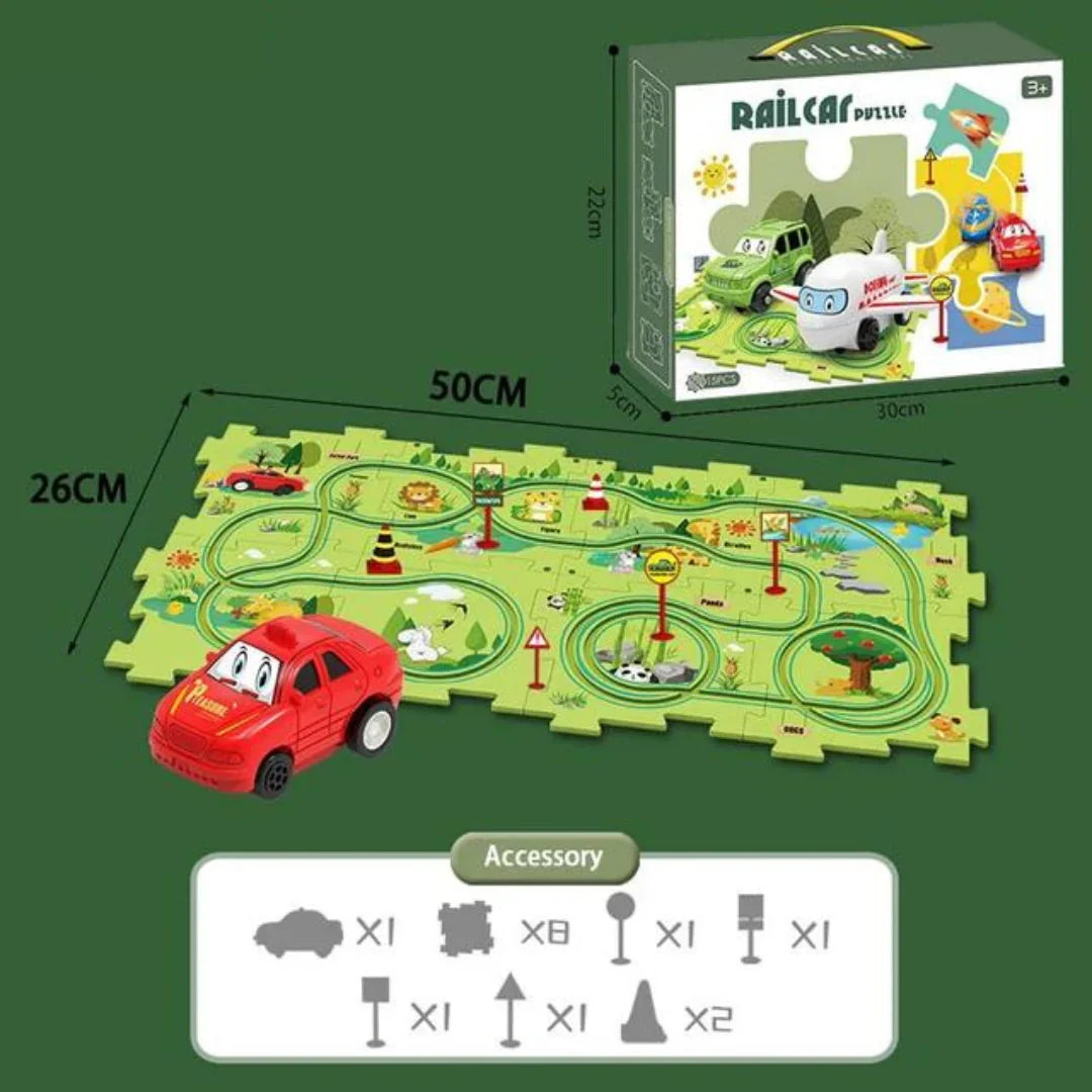 PuzzleTrack – Elektrische Puzzle-Rennstrecke