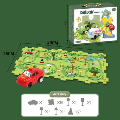 PuzzleTrack – Elektrische Puzzle-Rennstrecke