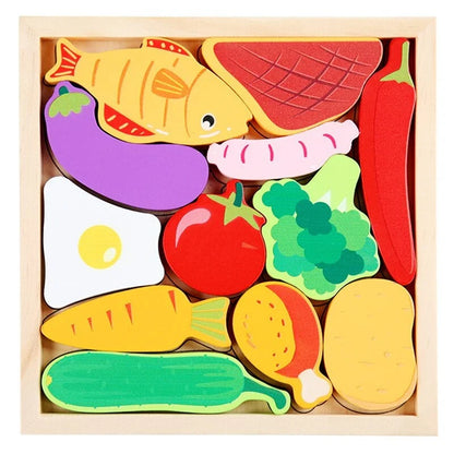 WoodlandPuzzle – Wie passen die Formen in den Rahmen? – Formenpuzzle