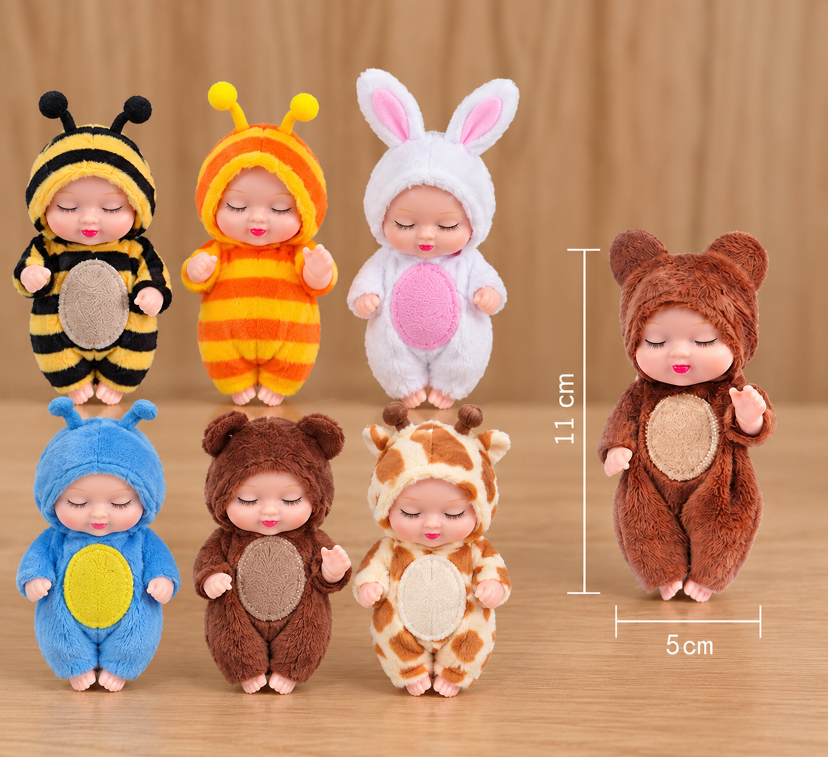 Mini-Feenprinzessinnen-Puppen-Anziehset